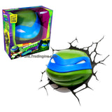 3DLightFX Teenage Mutant Ninja Turtles TMNT Series 3D Deco Night Light - LEONARDO HEAD