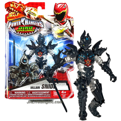 Bandai Year 2015 Saban's Power Rangers Dino Super Charge Series 5 Inch Tall Action Figure - Villain SNIDE with Black Sword