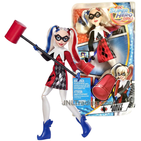 Year 2017 DC Super Hero Girls Series 12 Inch Doll Figure - Harley Quinn with Mallet