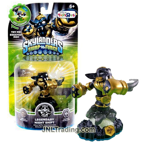 Activision Skylanders Swap Force Series TRU Exclusive 3 Inch Figure : Roll with the Punches! LEGENDARY NIGHT SHIFT