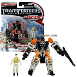 Hasbro Year 2010 Transformers Movie Series 3 "Dark of the Moon" Human Alliance Triple Changer 4-1/2 Inch Tall Robot Action Figure Set - Major Tungsten with Autobot THUNDERHEAD (Alternative Mode: Spider Tank Mobile Weapon and Mech-Suit)