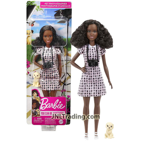 Year 2021 Barbie Career You Can Be Anything Series 10 Inch Doll - PET PHOTOGRAPHER with Puppy Dog