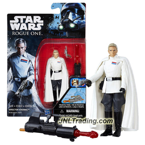 Hasbro Year 2016 Star Wars Rogue One Series 4 Inch Tall Action Figure - DIRECTOR KRENNIC with Blaster Gun and Missile Launcher