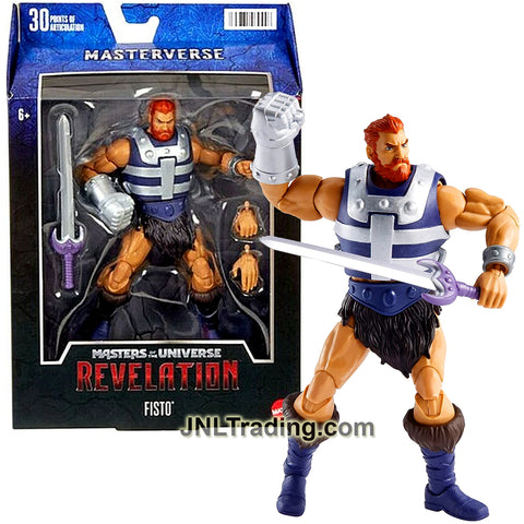 Year 2021 Masters of the Universe Revelation 7 Inch Tall Figure - FISTO with Alternative Hands and Sword