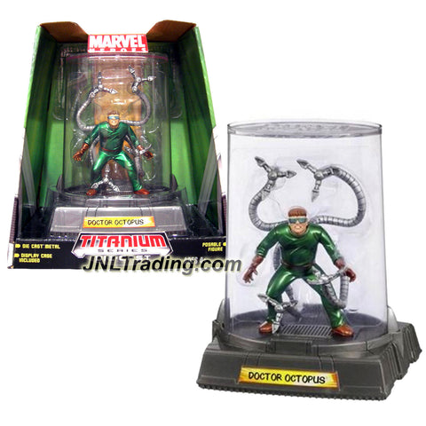 Hasbro Year 2006 Marvel Heroes Titanium Die-Cast Series 4 Inch Tall Action Figure - DOCTOR OCTOPUS (Color Version) with Display Case