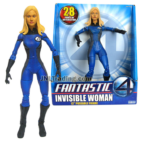 Marvel Year 2005 Fantastic Four Movie Series 12 Inch Tall Poseable Figure - Sue Storm aka INVISIBLE WOMAN with 28 Points of Articulation