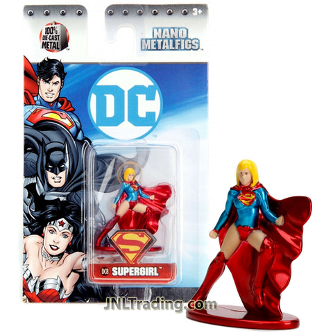 Jada Toys DC Comics Nano Metalfigs Series 2 Inch Tall Die Cast Metal Figure - DC8 SUPERGIRL