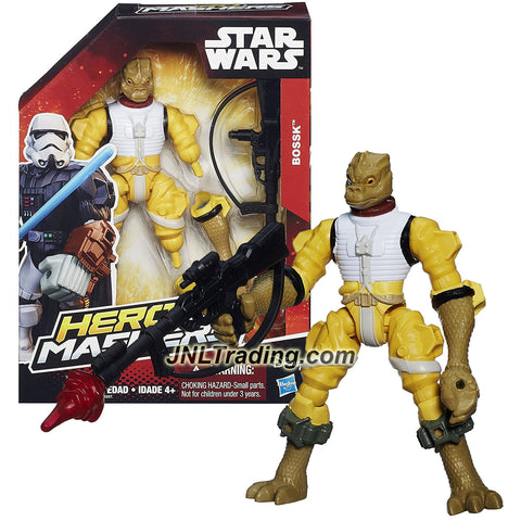 Hasbro Year 2015 Star Wars Hero Mashers Series 6 Inch Tall Figure - BOSSK with Rifle