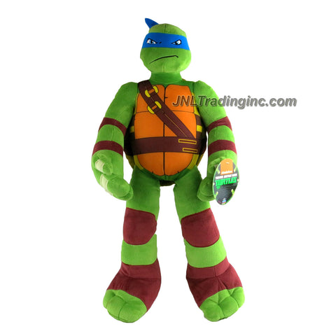 Playmates Year 2015 Nickelodeon Teenage Mutant Ninja Turtles LARGE 24 Inch Tall Plush Toy Figure - LEONARDO