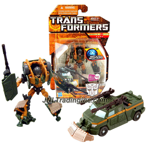 Hasbro Year 2010 Transformers "Hunt for the Decepticons" Series Scout Class 4 Inch Tall Robot Action Figure - Autobot FIRETRAP with 2 Poseable Cannons (Vehicle Mode: Armored Truck)