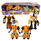 Transformer Year 2002 Robots In Disguise Series 4 Pack Robot Action Figure Set - AUTOBOTS LANDFILL with WEDGE, GRIMLOCK, HIGHTOWER and HEAVY LOAD