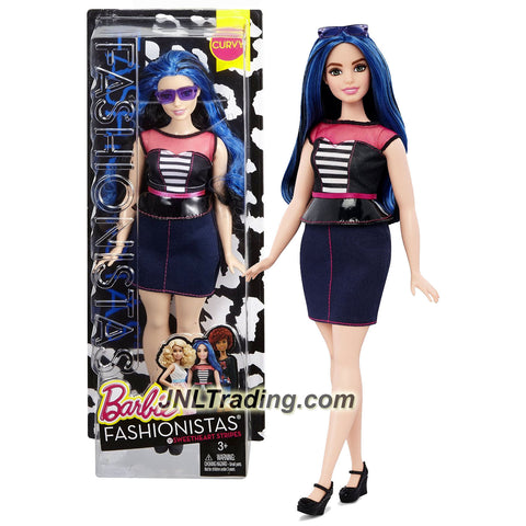 Mattel Year 2015 Barbie Fashionistas Series 12 Inch Doll Curvy