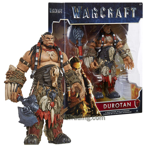Year 2016 Warcraft Movie Series 6 Inch Tall Figure - Frostwolf Clan Chieftain DUROTAN with 11 Points of Articulation and Battle Axe