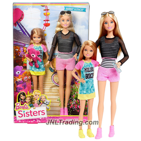 Mattel Year 2014 Barbie Life in the Dreamhouse Series 2 Pack 12 Inch Doll Set DLH76 - KEN in Light Blue Shirt & Blue Pants with BARBIE in Pink Dress with Black White Dots