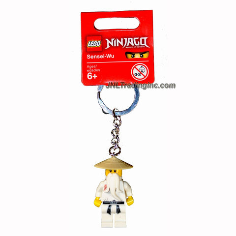 Lego Year 2011 Ninjago Series Key Chain Set # 853101 : SENSEIi-WU Keychain