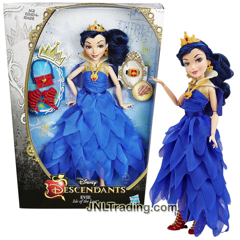Hasbro Year 2014 Disney Descendants Coronation Series 12 Inch Doll - Isle of the Lost EVIE with Earrings, Necklace, Tiara and Ring