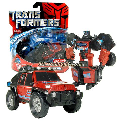 Hasbro Year 2007 Transformers Movie All Spark Power Series Scout Class 4-1/2 Inch Tall Robot Action Figure - Autobot WARPATH with Missile and Cyber Key (Vehicle Mode: Off-Road SUV)