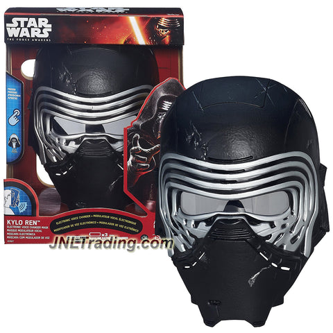 Hasbro Year 2015 Star Wars The Force Awakens Series Electronic Voice Changer Mask with Adjustable Strap - KYLO REN