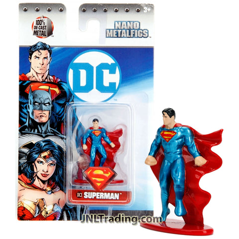 Jada Toys DC Comics Nano Metalfigs Series 2 Inch Tall Die Cast Metal Figure - DC3 SUPERMAN