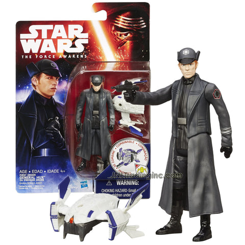 Hasbro Year 2015 Star Wars The Force Awakens Series 4 Inch Tall Action Figure - GENERAL HUX (B4164) with Blaster Gun Plus Build A Weapon Part #2