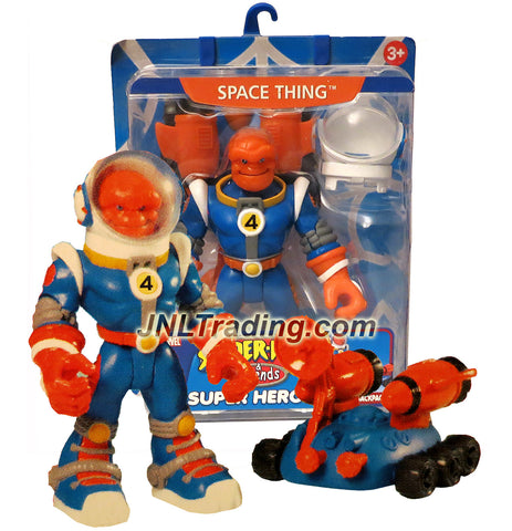 ToyBiz Year 2006 Marvel Spider-Man & Friends Super Heroes Series 6 Inch Tall Figure - SPACE THING with Moon Rover/Backpack and Astronaut Helmet