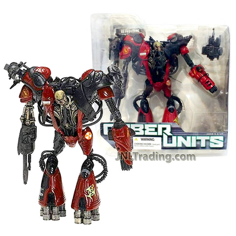 Year 2005 McFarlane Toys Spawn Cyber Units Series 7 Inch Tall Figure - BRUTE UNIT 001 with Detachable Blasters