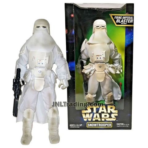 Star Wars Year 1997 The Empire Strikes Back Action Collection Series 12 Inch Tall Fully Poseable Figure - SNOWTROOPER with Authentically Styled Outfit and Imperial Blaster