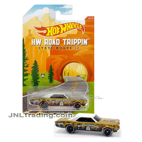 Year 2013 Hot Wheels HW Road Trippin' Series 1:64 Scale Die Cast Car Set 14/32 - State Route 12 Classic Muscle Car '67 OLDSMOBILE 442