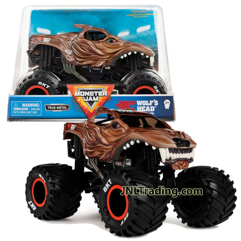 Year 2020 Monster Jam 1:24 Scale Die Cast Metal Official Truck Series - WOLF'S HEAD MOTOR OIL with Monster Tires and Working Suspension