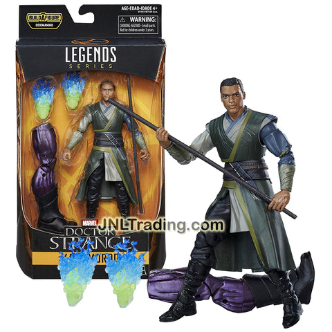 Hasbro Year 2016 Marvel Legends Dormammu Series 6 Inch Tall Figure #4 - KARL MORDO with Staff, Dormammu's Right Leg and 2 Skull Flames