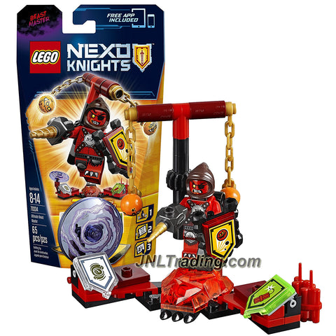Lego Year 2016 Nexo Knights Series Figure Set #70334 - ULTIMATE BEAST MASTER with 3 Shields, 2 Goblin Chains and Drill Dagger (Pieces: 65)