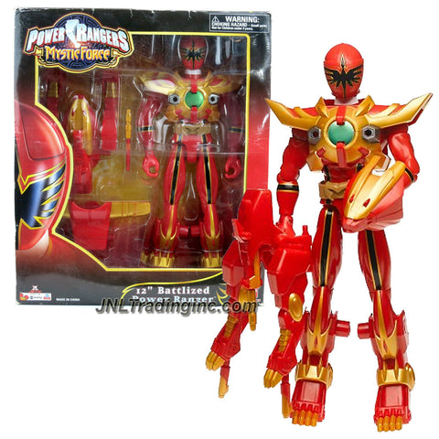 Bandai Year 2006 Power Rangers Mystic Force Series 12 Inch Tall Action Figure - BATTLIZED RED POWER RANGER with Missile Launcher and 2 Missiles