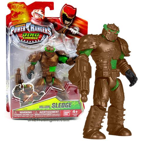 Bandai Year 2015 Saban's Power Rangers Dino Charge Series 5 Inch Tall Action Figure - Villain SLEDGE with Blaster