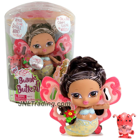 MGA Entertainment Bratz Babyz Bubble Butterfliez Series 5 Inch Doll - YASMIN with Flower that Squirts Water and Pink Fairy