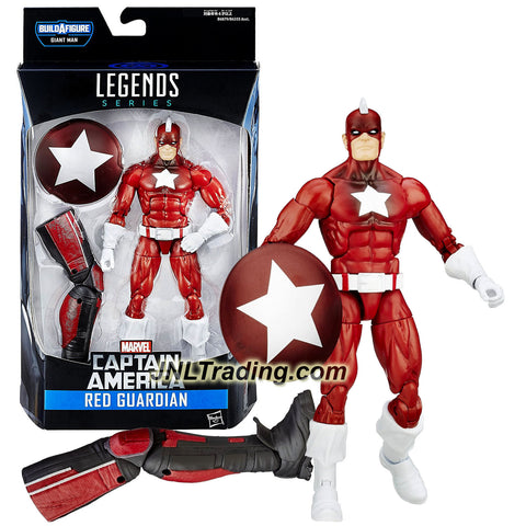 Hasbro Year 2015 Marvel Legends Giant Man Series 7 Inch Tall Figure - RED GUARDIAN with Shield and Giant Man's Right Leg