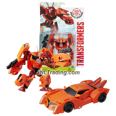 Hasbro Year 2015 Transformers Robots in Disguise Animation Warrior Class 5-1/2" Tall Figure - Decepticon BISK with Blasters (Vehicle: Sports Car)