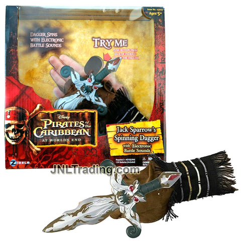 Year 2007 Pirates of the Caribbean At World's End Series Accessory Set - JACK SPARROW SPINNING DAGGER with Electronic Battle Sounds