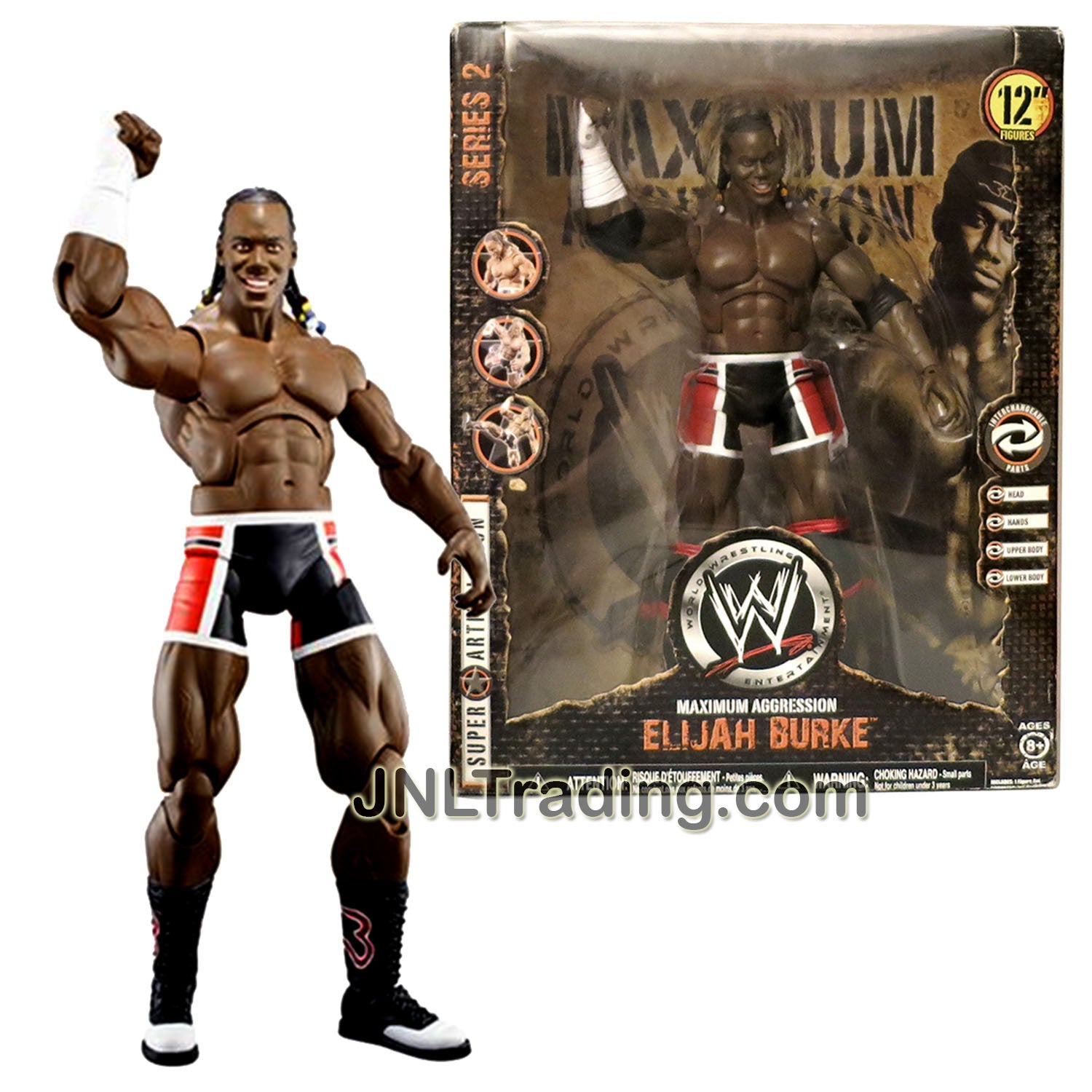 Jakks Pacific Year 2008 World Wrestling Entertainment WWE