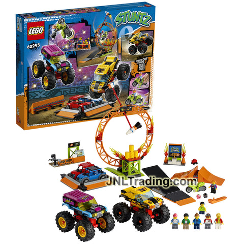 STUNT Year 60295 with Lego - 2021 Series SHOW Set City 2 Trading ARENA JNL – Monster
