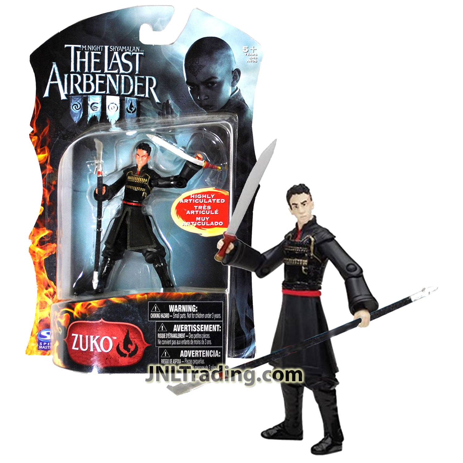 Year 2010 Avatar The Last Airbender Movie Series 4 Inch Tall
