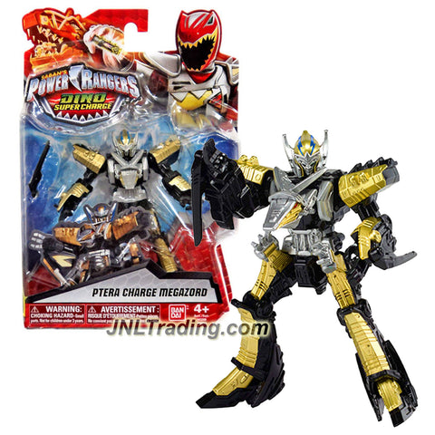 Bandai Year 2015 Saban's Power Rangers Dino Super Charge Series 5 Inch Tall Action Figure - PTERA CHARGE MEGAZORD with 2 Blades