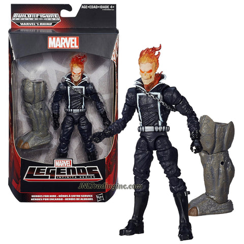 Hasbro Year 2015 Marvel Legends Infinite Series 7 Inch Tall Action Figure - Heroes for Hire GHOSTRIDER with Rhino's Left Leg
