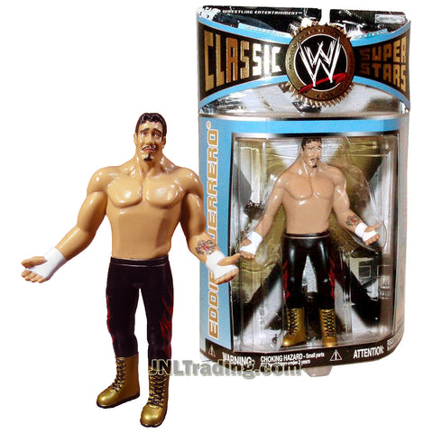 World Wrestling Entertainment Year 2007 WWE Series #22 Classic Super Stars 7 Inch Tall Figure - EDDIE GUERRERO with Black Pants