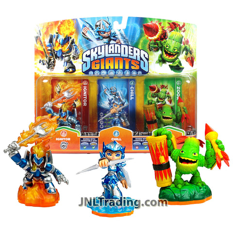 Activision Skylanders Giants Series 3 Pack Set - IGNITOR, CHILL and ZOOK