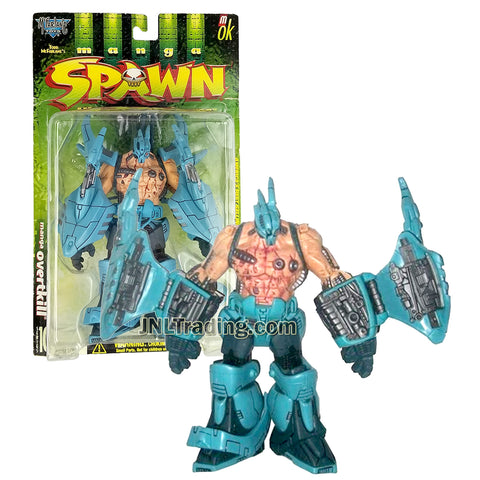 Year 1998 McFarlane Toys Manga Spawn Series 7-1/2 Inch Tall Figure - OVERTKILL with Water Blaster and Hand Missile