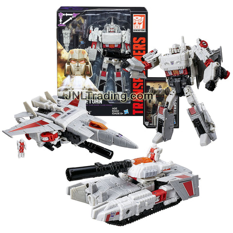 Hasbro Year 2016 Transformers Generations Titans Return Voyager Class 7 Inch Tall Figure - DOOMSHOT and MEGATRON with Cannon and Card (Alt Mode: Jet and Tank)