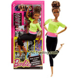 Mattel Year 2015 Barbie Made to Move Series 12 Inch Doll - NIKKI (DHL83) in Green Pink Tops and Black Pants with Ultimate Posing Feature