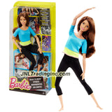 Mattel Year 2015 Barbie Made to Move Series 12 Inch Doll - TERESA (DJY08) in Blue Yellow Tops and Black Pants with Ultimate Posing Feature