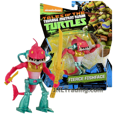 TMNT Year 2017 Tales of Teenage Mutant Ninja Turtles Series 5 Inch Tall Figure - FIERCE FISHFACE with Sword and Knife