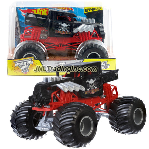 Hot Wheels Year 2015 Monster Jam 1:24 Scale Die Cast Metal Body Official Monster Truck Series #CJD21 - 1968 BONESHAKER w/ Monster Tires, Working Suspension and 4 Wheel Steering